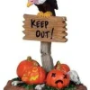 24475 - Keep Out! - Lemax Spooky Town Halloween Village Accessories