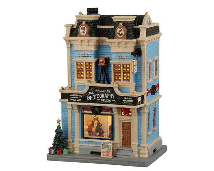 25873 - L. Halliday Photography Studio - Lemax Caddington Village Christmas Houses & Buildings