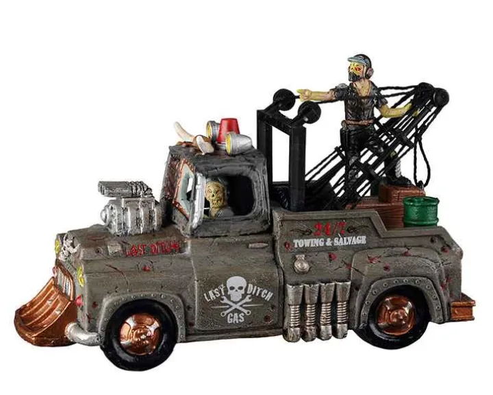 23581 - Last Ditch Tow Truck - Lemax Spooky Town Halloween Village Accessories