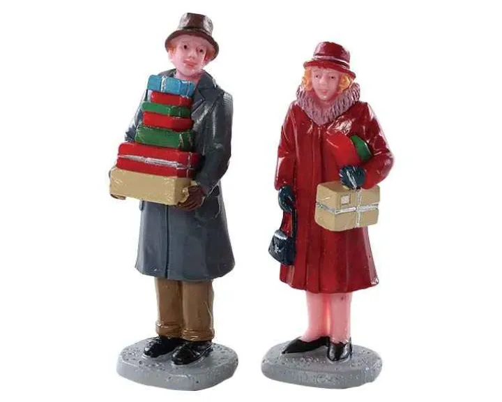 82609 - Mailing Frenzy, Set Of 2 - Lemax Figurines