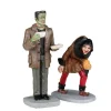 22106 - Monster Coffee Break, Set Of 2 - Lemax Spooky Town Halloween Village Figurines