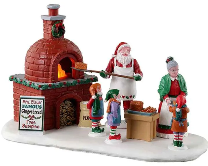 34086 - Mrs. Claus' Gingerbread Bake, Battery-Operated (4.5-Volt) - Lemax Table Pieces