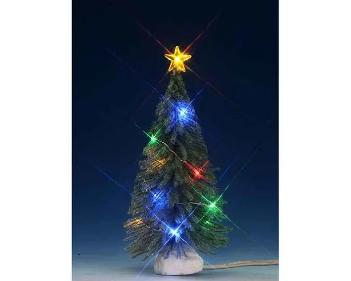 74268 - Multi Light Spruce, Medium, Battery-Operated (4.5V) - Lemax Trees