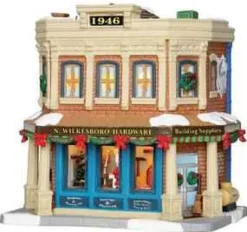 15282 - N. Wilkesboro Hardware - Lemax Caddington Village Christmas Houses & Buildings