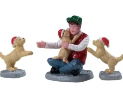 92778 - New Puppies, Set Of 3 - Lemax Figurines