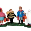 52304 - New Trick Or Treaters, Set Of 3 - Lemax Spooky Town Figurines