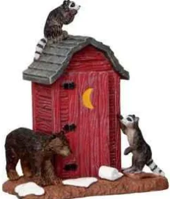 24492 - Outhouse Marauders - Lemax Christmas Village Misc. Accessories