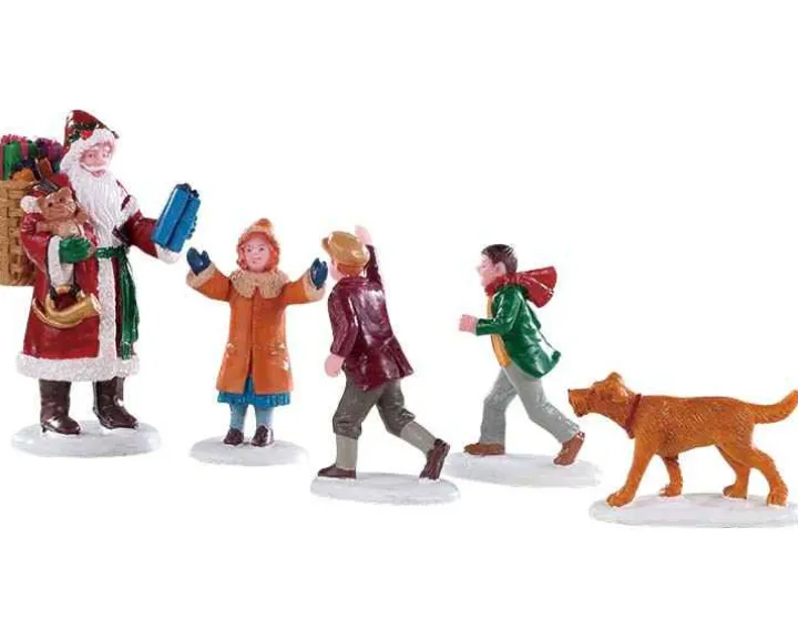 92745 - Papa Christmas!, Set Of 5 - Lemax Figurines