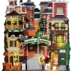 25402 - Parisian Stairs, Battery-Operated (4.5V) - Lemax Christmas Village Facades