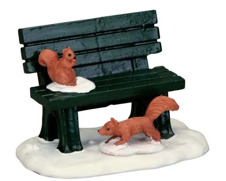 54938 - Park Bench In Winter - Lemax Misc. Accessories