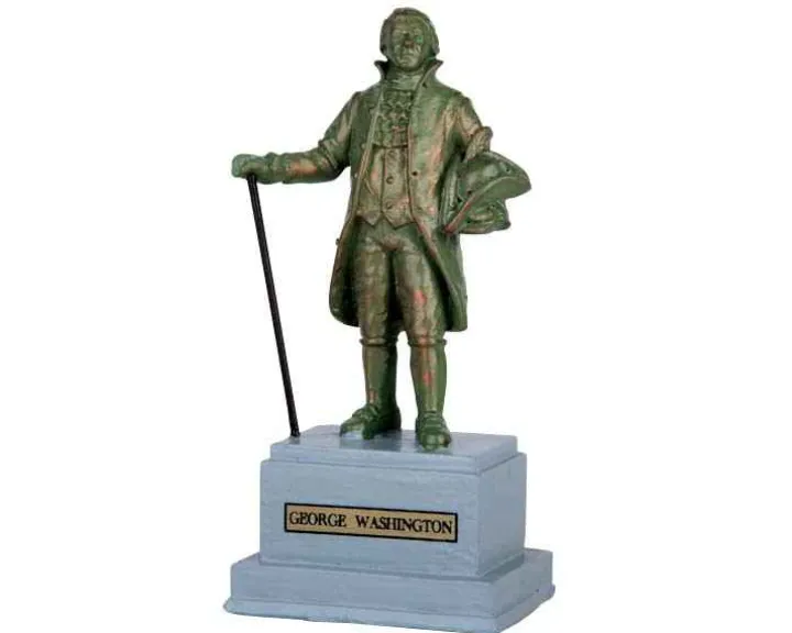 64076 - Park Statue George Washington - Lemax Misc. Accessories