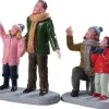 92770 - People Admiring Fireworks, Set Of 2 - Lemax Figurines