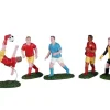 02961 - Playing Soccer, Set Of 5 - Lemax Figurines