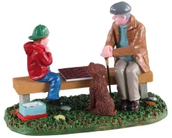 12022 - Playing With Gramps - Lemax Figurines