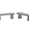 74236 - Plaza Bench, Set Of 2 - Lemax Misc. Accessories