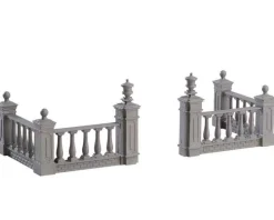 74237 - Plaza Fence, Set Of 4 - Lemax Misc. Accessories