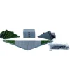 64109 - Plaza System (Grey, Triangle Grass) - 24 Pieces - Lemax Landscape