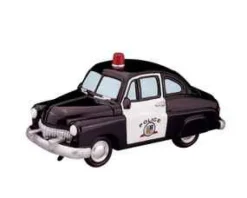 84833 - Police Squad Car - Lemax Trains & Vehicles;Lemax Misc. Accessories
