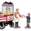 02832 - Popcorn Seller, Set Of 4 - Lemax Christmas Figurines