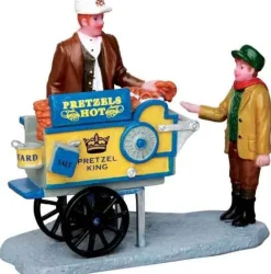 42238 - Pretzel King Pretzel Cart - Lemax Christmas Village Figurines
