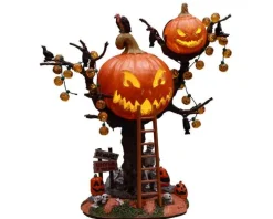 14856 - Pumpkin Tree House, Battery-Operated (4.5V) - Lemax Spooky Town Accessories