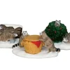 52357 - Rascal Raccoons, Set Of 3 - Lemax Christmas Figurines