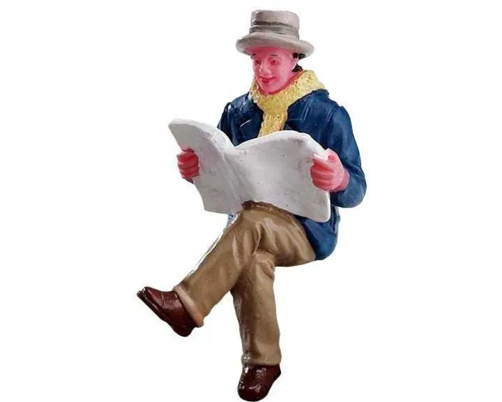 72506 - Reading Morning Papers - Lemax Figurines