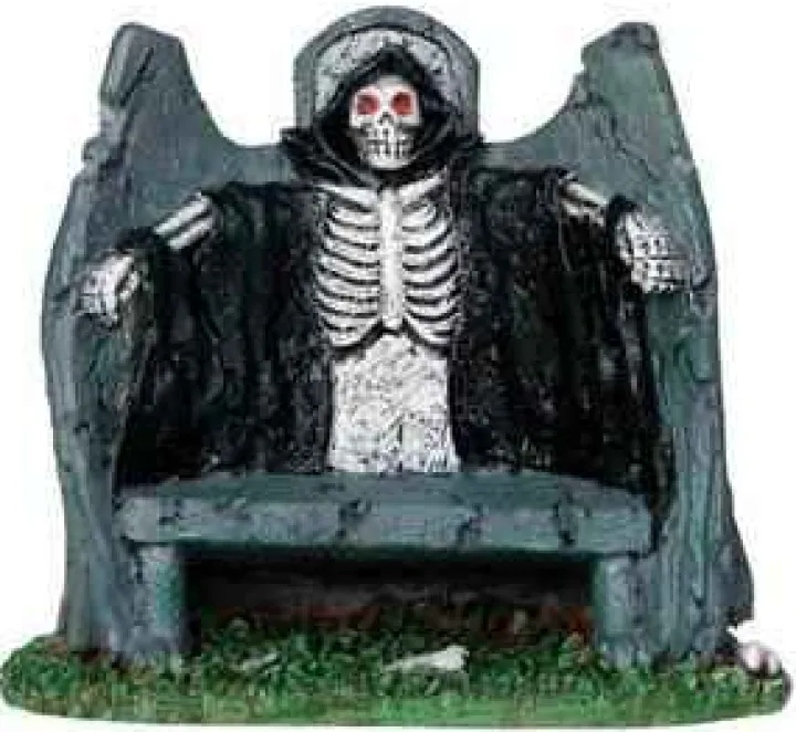 34608 - Reaper Bench - Lemax Spooky Town Halloween Village Accessories
