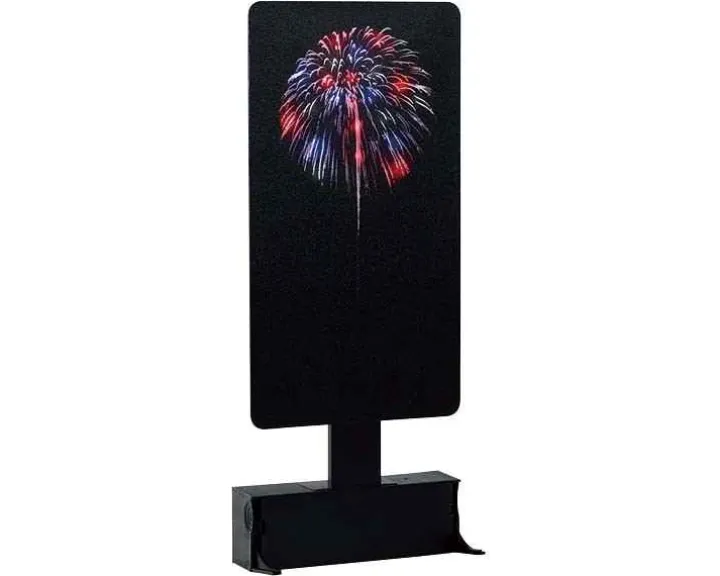 84369 - Red, White & Blue Fireworks, Battery-Operated (4.5-Volt) - Lemax Landscape
