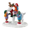 33629 - Reindeer Snowman - Lemax Santa's Wonderland;Lemax Table Pieces