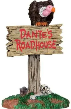 44735 - Roadhouse Sign - Lemax Spooky Town Halloween Village Accessories