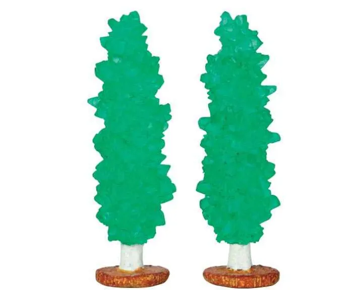 64113 - Rock Candy Tree, Set Of 2 - Lemax Sugar N Spice Accessories
