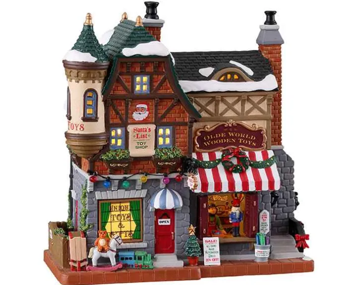 15798 - Santa's List Toy Shop - Lemax Caddington Village Christmas Houses & Buildings