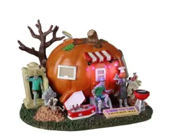 25845 - Shinbone Family Reunion, Battery-Operated (4.5-Volt) - Lemax Spooky Town Halloween Village Houses & Buildings