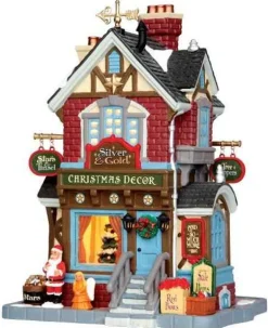 45699 - Silver & Gold Shop - Lemax Caddington Village Christmas Houses & Buildings