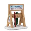 34097 - Ski Rack Sign - Lemax Misc. Accessories