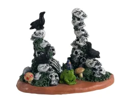 14830 - Skull Cairns - Lemax Spooky Town Accessories