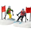 22130 - Slalom Stars, Set Of 2 - Lemax Christmas Village Figurines