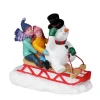 22119 - Sledding With Frosty - Lemax Christmas Village Figurines