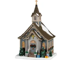 35066 - Small Town Church - Lemax Caddington Village