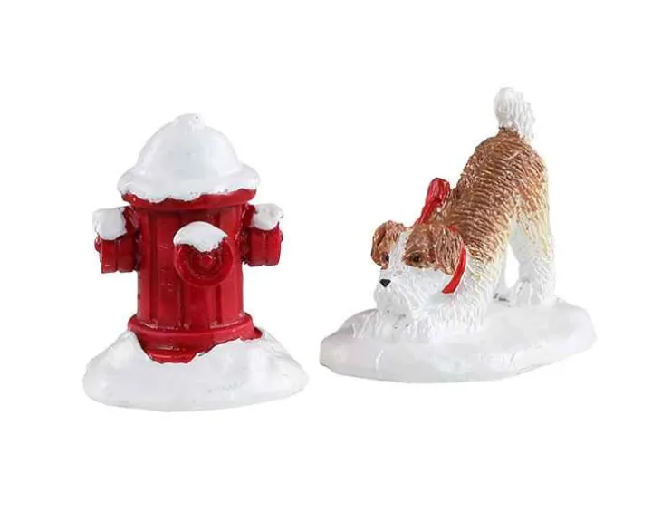 14860 - Snow Hydrant, Set Of 2 - Lemax Misc. Accessories
