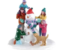 03511 - Snowman Teamwork - Lemax Table Pieces