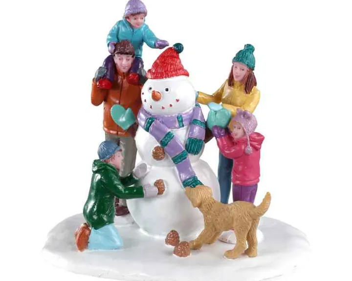03511 - Snowman Teamwork - Lemax Table Pieces