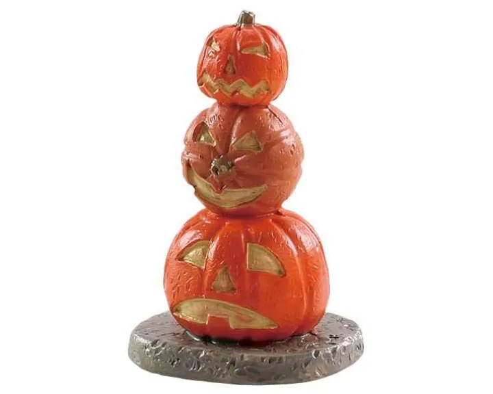 84344 - Stacked Spooky Pumpkins - Lemax Spooky Town Accessories