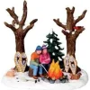 04224 - Staying Warm, B/O (4.5V) - Lemax Christmas Village Table Pieces