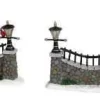63576 - Stone Wall, Set Of 6 - Lemax Christmas Village Table Pieces