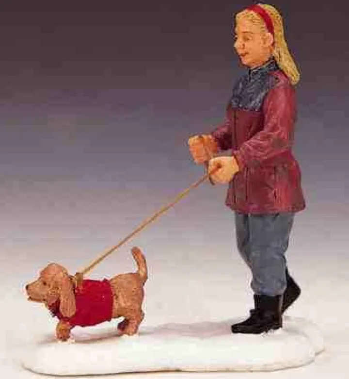 22568 - Strolling With Pooch - Lemax Christmas Village Figurines