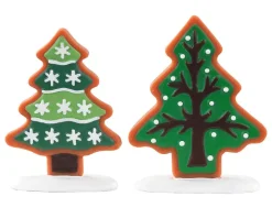 04766 - Sugar Cookie Trees, Set Of 2 - Lemax Misc. Accessories