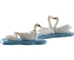 82613 - Swans, Set Of 2 - Lemax Figurines