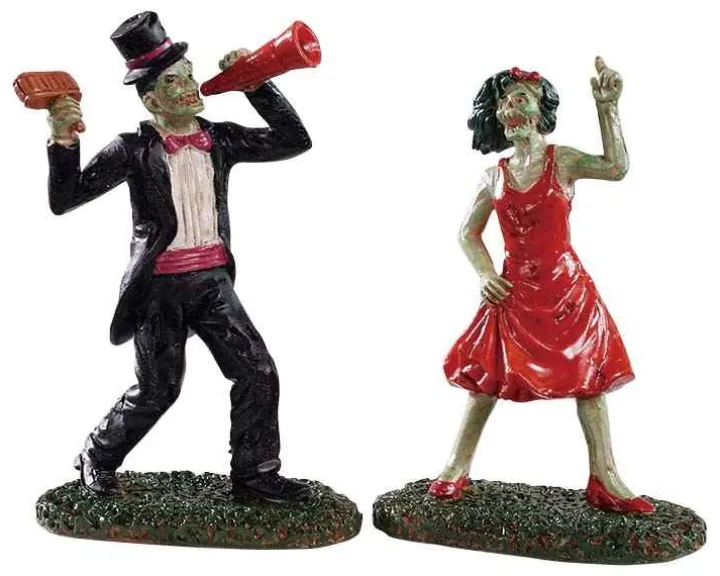 92730 - The Dancing Dead, Set Of 2 - Lemax Spooky Town Figurines
